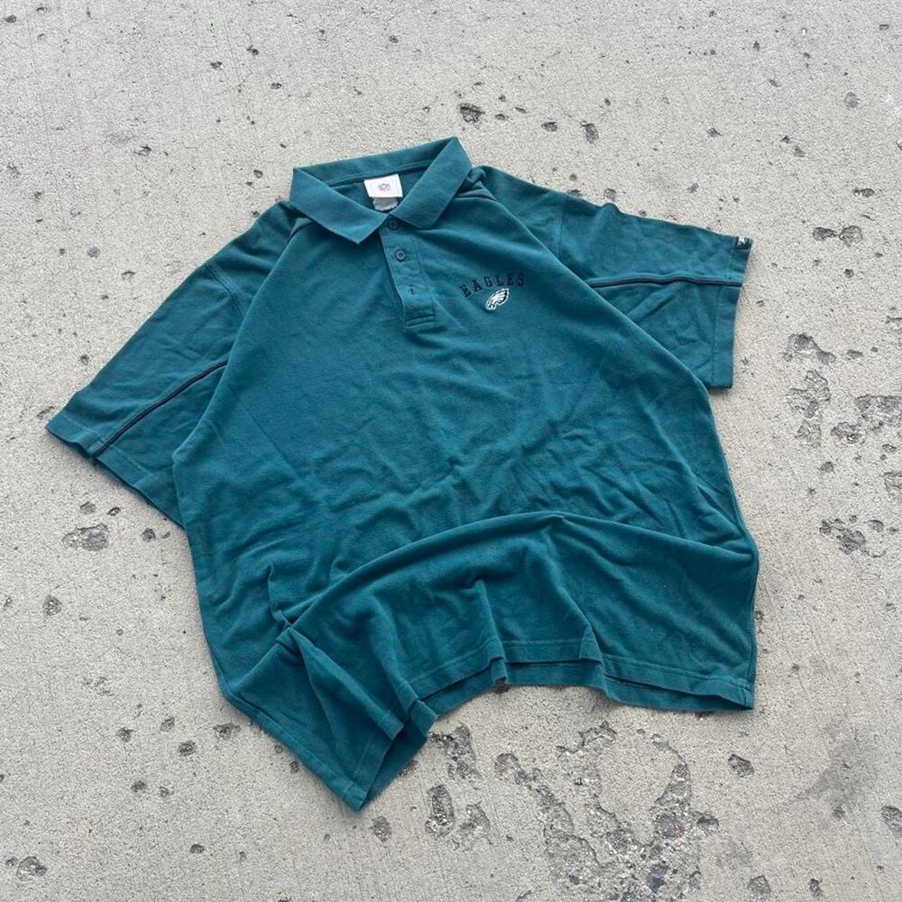 NFL Philadelphia Eagles Football Polo Tee Shirt